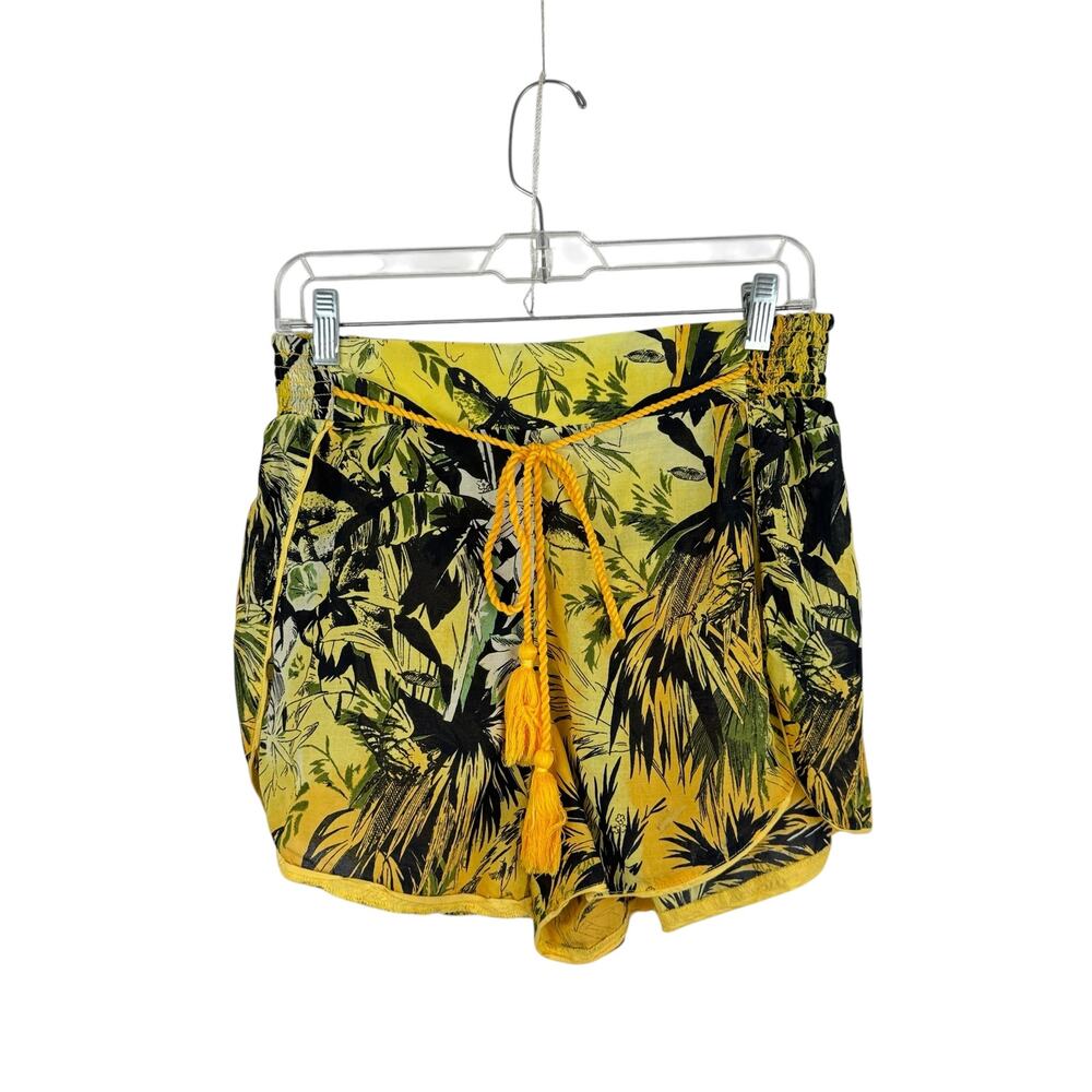 Anthropologie Tropical Pull-On Shorts